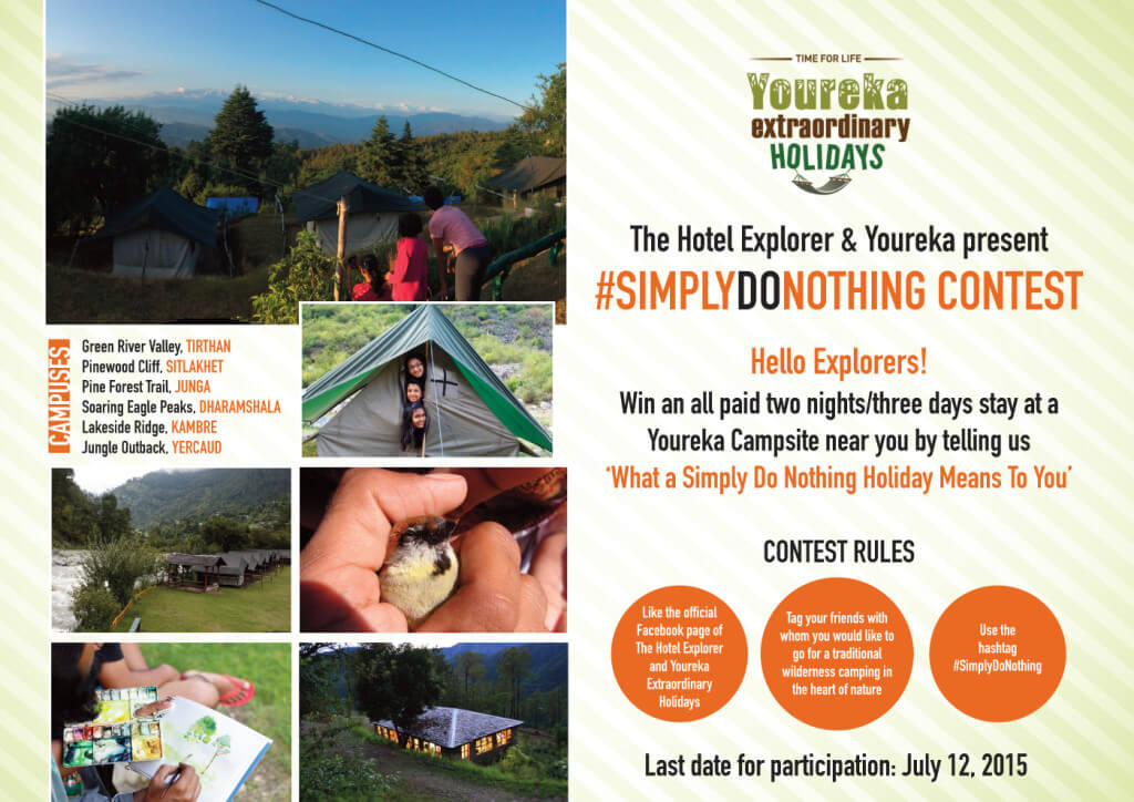 The Hotel Explorer and Youreka #SimplyDoNothing Contest